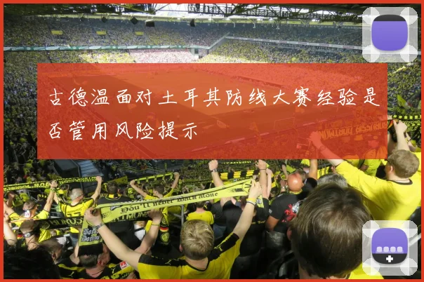 古德温面对土耳其防线大赛经验是否管用风险提示